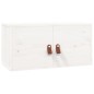 vidaXL Wandschrank Weiß 60x30x30 cm Massivholz Kiefer vidaXL Wandschrank Weiß 60x30x30 cm Massivholz Kiefer