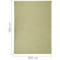 vidaXL Outdoor-Teppich Flachgewebe 200x280 cm Grün vidaXL Outdoor-Teppich Flachgewebe 200x280 cm Grün