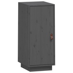 vidaXL Sideboard Grau 34x40x75 cm Massivholz Kiefer