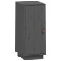 vidaXL Sideboard Grau 34x40x75 cm Massivholz Kiefer vidaXL Sideboard Grau 34x40x75 cm Massivholz Kiefer