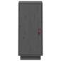 vidaXL Sideboard Grau 34x40x75 cm Massivholz Kiefer vidaXL Sideboard Grau 34x40x75 cm Massivholz Kiefer