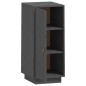 vidaXL Sideboard Grau 34x40x75 cm Massivholz Kiefer vidaXL Sideboard Grau 34x40x75 cm Massivholz Kiefer