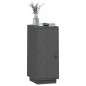 vidaXL Sideboard Grau 34x40x75 cm Massivholz Kiefer vidaXL Sideboard Grau 34x40x75 cm Massivholz Kiefer