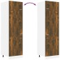 vidaXL Kühlumbauschrank Räuchereiche 60x57x207 cm Holzwerkstoff vidaXL Kühlumbauschrank Räuchereiche 60x57x207 cm Holzwerkstoff