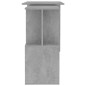 vidaXL Eckschreibtisch Betongrau 200x50x76 cm Holzwerkstoff vidaXL Eckschreibtisch Betongrau 200x50x76 cm Holzwerkstoff