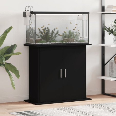 vidaXL Aquariumständer Schwarz 81x36x73 cm Holzwerkstoff