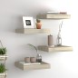 vidaXL Schwebende Wandregale 4 Stk. Eichefarben 23x23,5x3,8cm MDF vidaXL Schwebende Wandregale 4 Stk. Eichefarben 23x23,5x3,8cm MDF