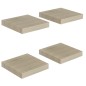 vidaXL Schwebende Wandregale 4 Stk. Eichefarben 23x23,5x3,8cm MDF vidaXL Schwebende Wandregale 4 Stk. Eichefarben 23x23,5x3,8cm MDF
