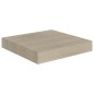 vidaXL Schwebende Wandregale 4 Stk. Eichefarben 23x23,5x3,8cm MDF vidaXL Schwebende Wandregale 4 Stk. Eichefarben 23x23,5x3,8cm MDF