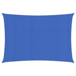 vidaXL Sonnensegel 160 g/m² Blau 2x4,5 m HDPE