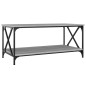 vidaXL Couchtisch Grau Sonoma 100x50x40 cm Holzwerkstoff und Eisen vidaXL Couchtisch Grau Sonoma 100x50x40 cm Holzwerkstoff und Eisen