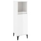 vidaXL Badschrank Hochglanz-Weiß 30x30x100 cm Holzwerkstoff vidaXL Badschrank Hochglanz-Weiß 30x30x100 cm Holzwerkstoff