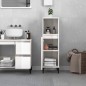 vidaXL Badschrank Hochglanz-Weiß 30x30x100 cm Holzwerkstoff vidaXL Badschrank Hochglanz-Weiß 30x30x100 cm Holzwerkstoff