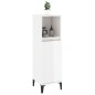 vidaXL Badschrank Hochglanz-Weiß 30x30x100 cm Holzwerkstoff vidaXL Badschrank Hochglanz-Weiß 30x30x100 cm Holzwerkstoff