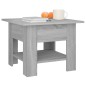 vidaXL Couchtisch Grau Sonoma 55x55x42 cm Holzwerkstoff vidaXL Couchtisch Grau Sonoma 55x55x42 cm Holzwerkstoff