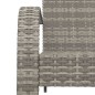 vidaXL Adirondack-Gartenstuhl Grau Poly Rattan vidaXL Adirondack-Gartenstuhl Grau Poly Rattan