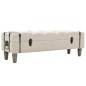 Aufbewahrungsbank Massivholz und Stahl 111 x 34 x 37 cm Aufbewahrungsbank Massivholz und Stahl 111 x 34 x 37 cm