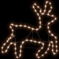 vidaXL LED-Silhouette Rentier 72 LEDs Warmweiß 57x55x4,5 cm vidaXL LED-Silhouette Rentier 72 LEDs Warmweiß 57x55x4,5 cm