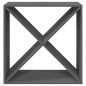 vidaXL Weinregal Grau 62x25x62 cm Massivholz Kiefer vidaXL Weinregal Grau 62x25x62 cm Massivholz Kiefer