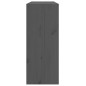 vidaXL Weinregal Grau 62x25x62 cm Massivholz Kiefer vidaXL Weinregal Grau 62x25x62 cm Massivholz Kiefer