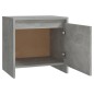 vidaXL Nachttisch Betongrau 45x34x44,5 cm Holzwerkstoff vidaXL Nachttisch Betongrau 45x34x44,5 cm Holzwerkstoff