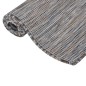 vidaXL Outdoor-Teppich Flachgewebe 80x150 cm Braun und Blau vidaXL Outdoor-Teppich Flachgewebe 80x150 cm Braun und Blau
