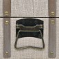Aufbewahrungsbank Massivholz und Stahl 111 x 34 x 37 cm Aufbewahrungsbank Massivholz und Stahl 111 x 34 x 37 cm