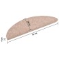 vidaXL Selbstklebende Treppenmatten 5 Stk. Braun 56x17x3 cm Nadelvlies vidaXL Selbstklebende Treppenmatten 5 Stk. Braun 56x17x3 cm Nadelvlies