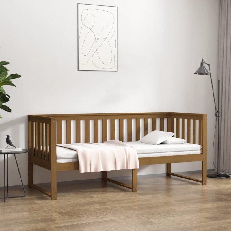 vidaXL Tagesbett Honigbraun 80x200 cm Massivholz Kiefer vidaXL Tagesbett Honigbraun 80x200 cm Massivholz Kiefer