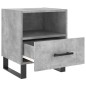 vidaXL Nachttische 2 Stk. Betongrau 40x35x47,5 cm Holzwerkstoff vidaXL Nachttische 2 Stk. Betongrau 40x35x47,5 cm Holzwerkstoff