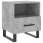 vidaXL Nachttische 2 Stk. Betongrau 40x35x47,5 cm Holzwerkstoff vidaXL Nachttische 2 Stk. Betongrau 40x35x47,5 cm Holzwerkstoff