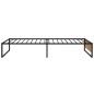vidaXL Bettgestell Schwarz Metall 90x200 cm vidaXL Bettgestell Schwarz Metall 90x200 cm