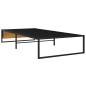vidaXL Bettgestell Schwarz Metall 90x200 cm vidaXL Bettgestell Schwarz Metall 90x200 cm
