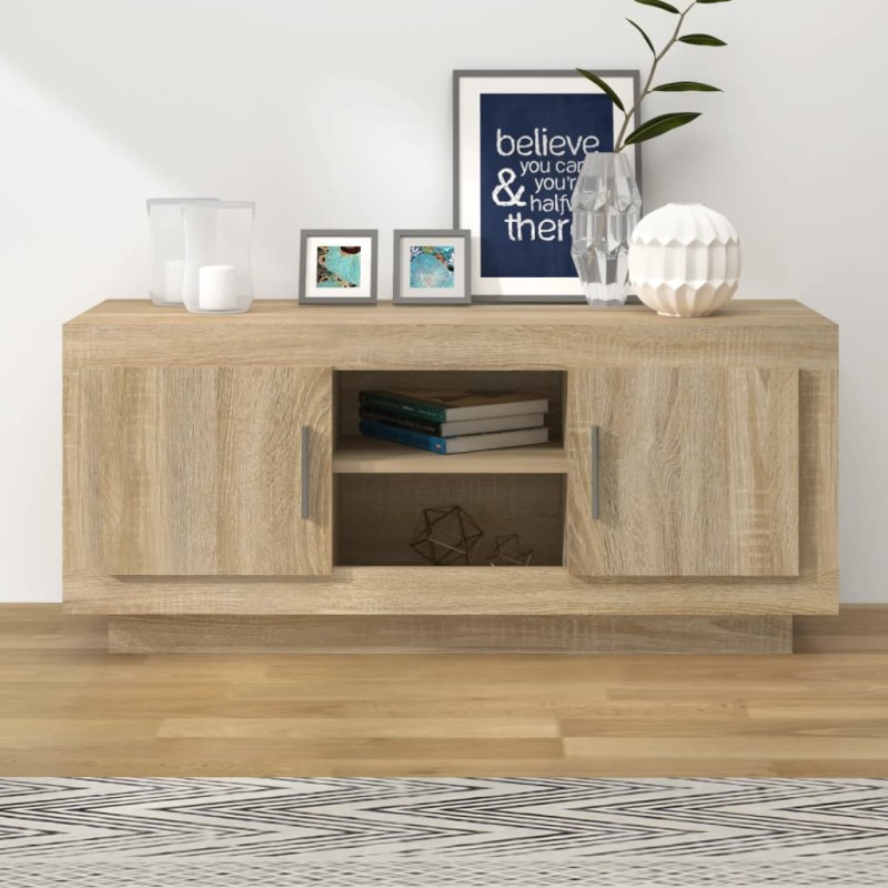 vidaXL TV-Schrank Sonoma-Eiche 102x35x45 cm Holzwerkstoff vidaXL TV-Schrank Sonoma-Eiche 102x35x45 cm Holzwerkstoff