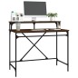 vidaXL Schreibtisch Braun Eichen-Optik 100x50x90cm Holzwerkstoff Eisen vidaXL Schreibtisch Braun Eichen-Optik 100x50x90cm Holzwerkstoff Eisen