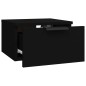 vidaXL Wand-Nachttisch Schwarz 34x30x20 cm vidaXL Wand-Nachttisch Schwarz 34x30x20 cm
