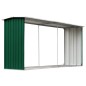 vidaXL Brennholzlager Verzinkter Stahl 330 x 92 x 153 cm Grün vidaXL Brennholzlager Verzinkter Stahl 330 x 92 x 153 cm Grün
