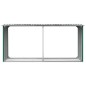 vidaXL Brennholzlager Verzinkter Stahl 330 x 92 x 153 cm Grün vidaXL Brennholzlager Verzinkter Stahl 330 x 92 x 153 cm Grün