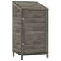 vidaXL Geräteschuppen Anthrazit 55x52x112 cm Massivholz Tanne vidaXL Geräteschuppen Anthrazit 55x52x112 cm Massivholz Tanne
