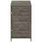 vidaXL Geräteschuppen Anthrazit 55x52x112 cm Massivholz Tanne vidaXL Geräteschuppen Anthrazit 55x52x112 cm Massivholz Tanne