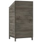 vidaXL Geräteschuppen Anthrazit 55x52x112 cm Massivholz Tanne vidaXL Geräteschuppen Anthrazit 55x52x112 cm Massivholz Tanne