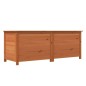 vidaXL Outdoor-Kissenbox Braun 150x50x56 cm Massivholz Tanne vidaXL Outdoor-Kissenbox Braun 150x50x56 cm Massivholz Tanne