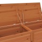 vidaXL Outdoor-Kissenbox Braun 150x50x56 cm Massivholz Tanne vidaXL Outdoor-Kissenbox Braun 150x50x56 cm Massivholz Tanne