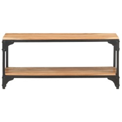 vidaXL Couchtisch 90x30x40 cm Massivholz Akazie