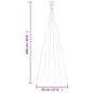 vidaXL LED-Weihnachtsbaum für Fahnenmast Blau 108 LEDs 180 cm vidaXL LED-Weihnachtsbaum für Fahnenmast Blau 108 LEDs 180 cm
