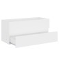 vidaXL Waschbeckenunterschrank Weiß 100x38,5x45 cm Holzwerkstoff vidaXL Waschbeckenunterschrank Weiß 100x38,5x45 cm Holzwerkstoff