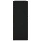 vidaXL Wandschrank Schwarz 69,5x34x90 cm vidaXL Wandschrank Schwarz 69,5x34x90 cm