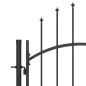 vidaXL Gartentor Stahl 1x2,5 m Schwarz vidaXL Gartentor Stahl 1x2,5 m Schwarz