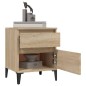 vidaXL Nachttische 2 Stk. Sonoma-Eiche 40x35x50 cm vidaXL Nachttische 2 Stk. Sonoma-Eiche 40x35x50 cm
