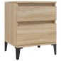 vidaXL Nachttische 2 Stk. Sonoma-Eiche 40x35x50 cm vidaXL Nachttische 2 Stk. Sonoma-Eiche 40x35x50 cm